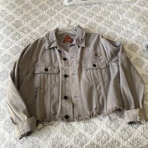 Gray Denim Jacket
